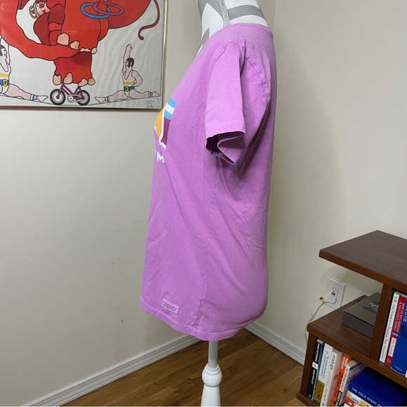 Life is Good Small Pink Mountain Mama V-neck Graphic Tee 100% Cotton Crusher Tee - Picture 9 of 14